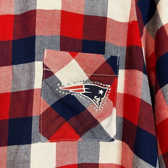 Patriots sleepwear button sleep shirt - Picture 5 of 10